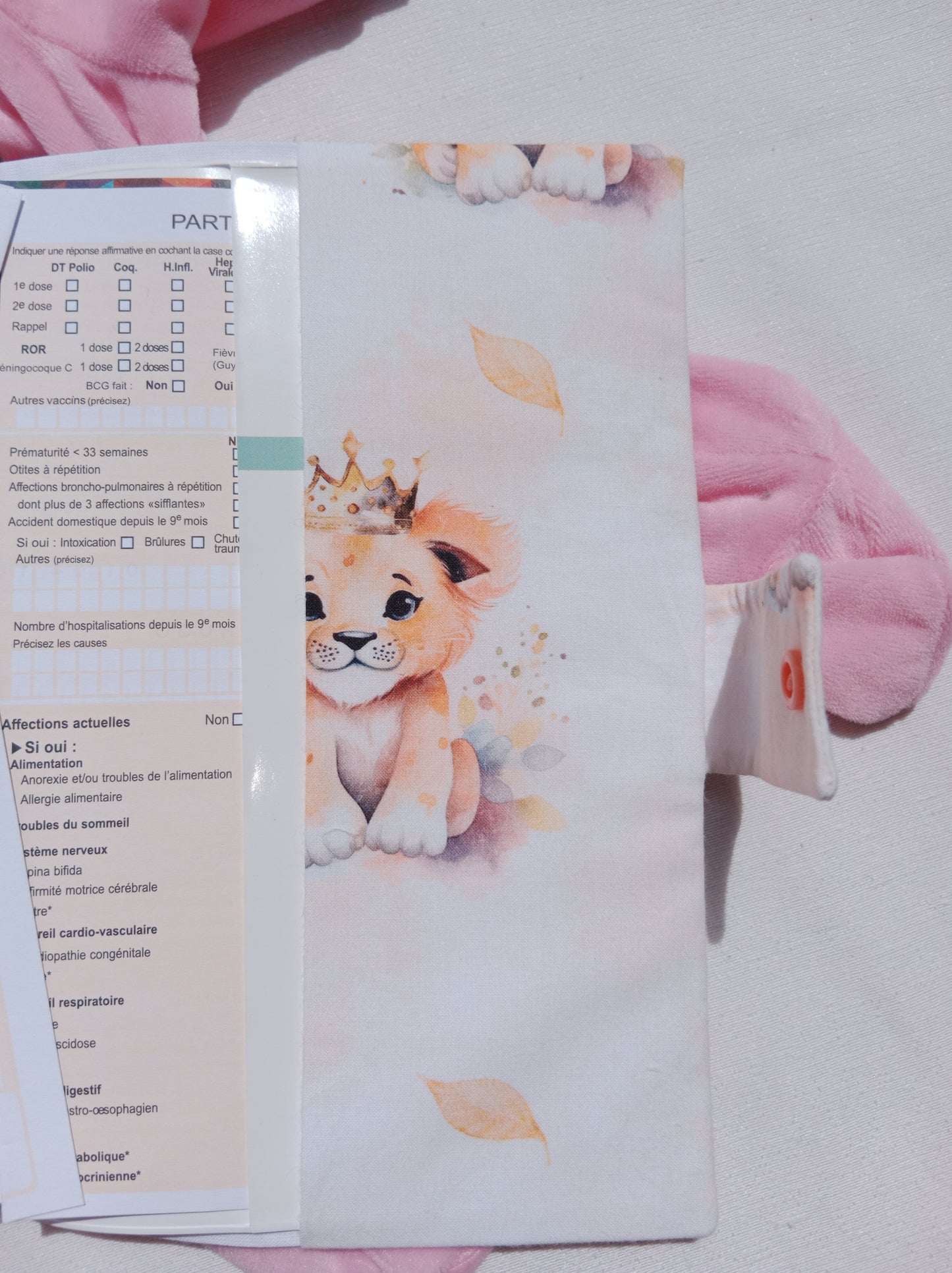 Protège carnet de santé King