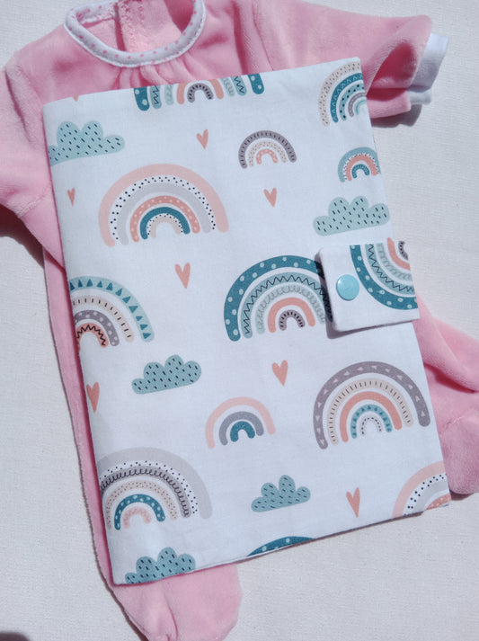 Protège carnet de santé Rainbow