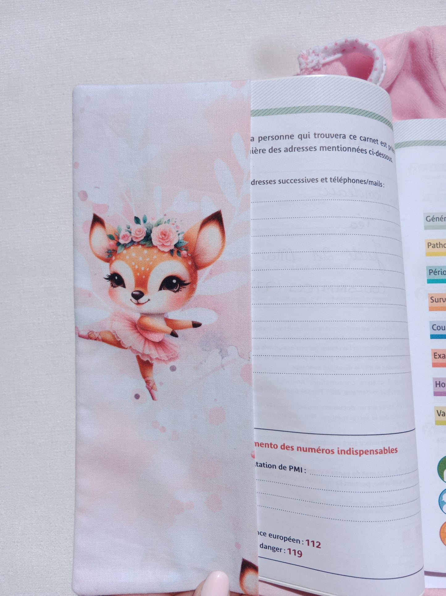 Protège carnet de santé Ballerina